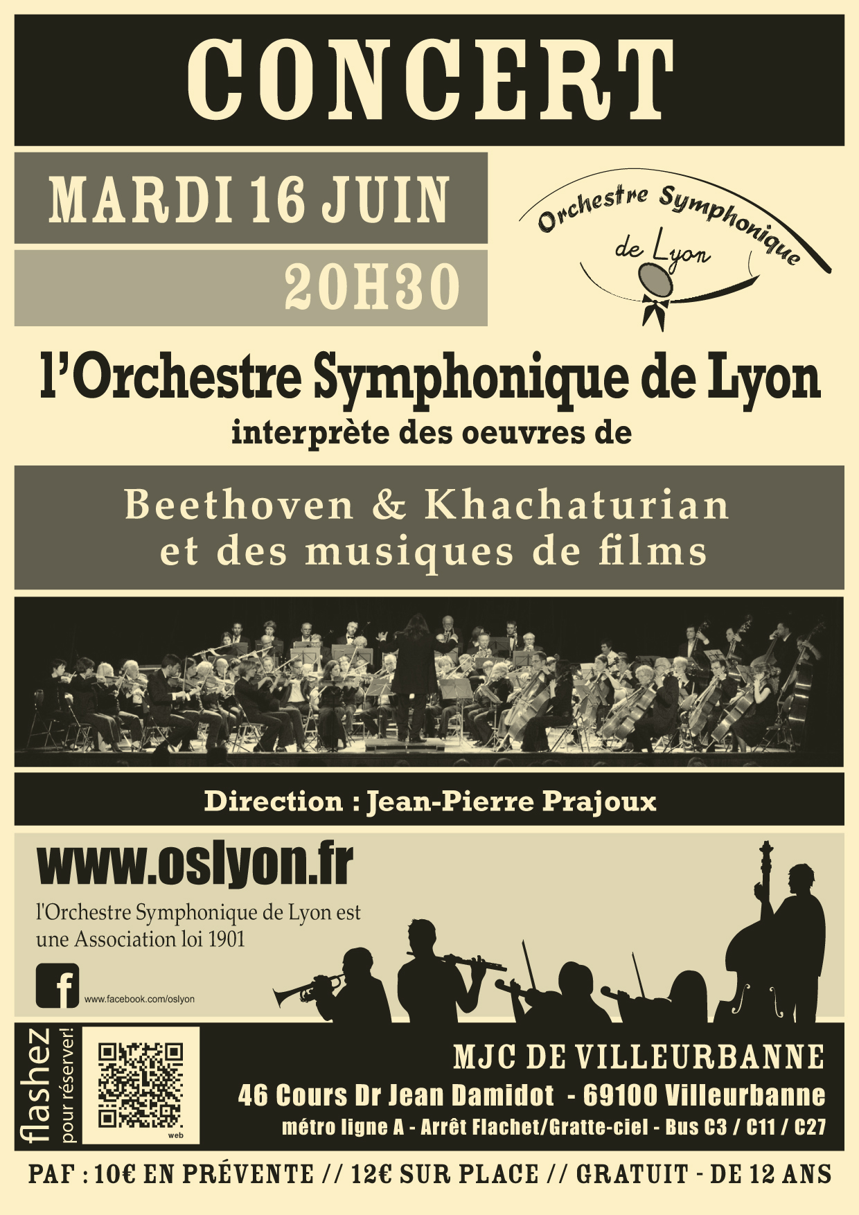 Concert gala de l'OSL 16 juin 2015