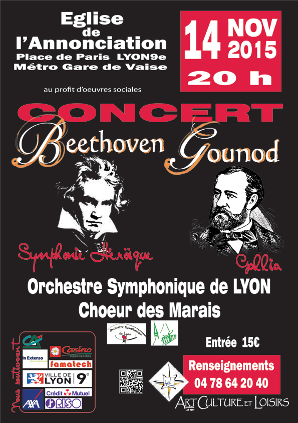 Concert de l'OSL le 14 Novembre 2015