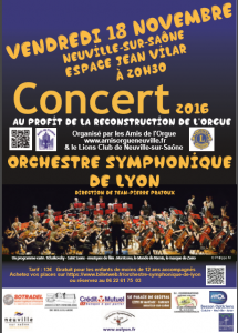 Concert de l'OSL à Neuville le 18 Novembre 2016