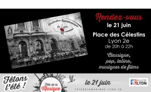 bandeau Fête de la Musique 2018 OSL Place des Celestins