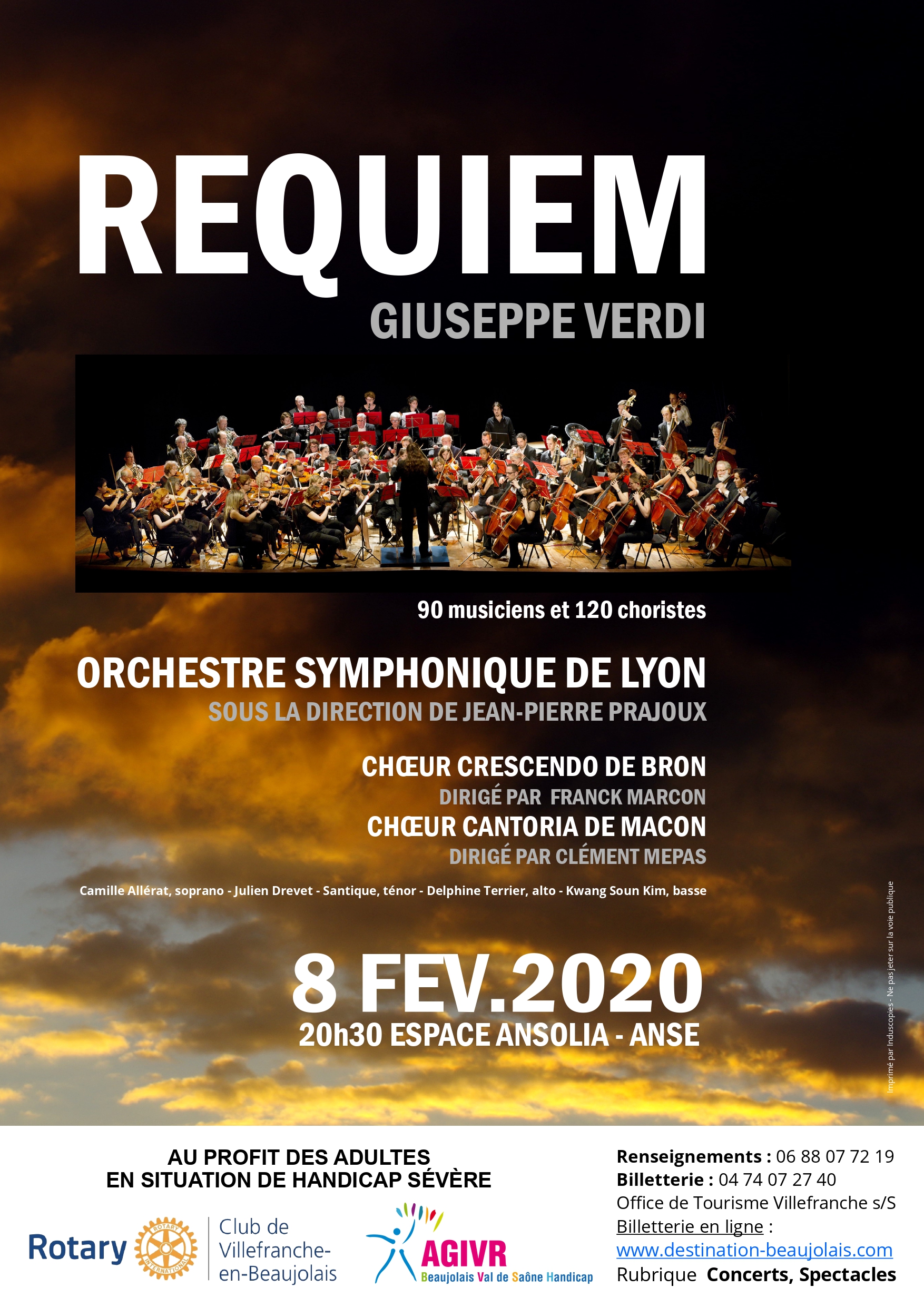 Concert Requiem de Verdi Anse 8 février 2020