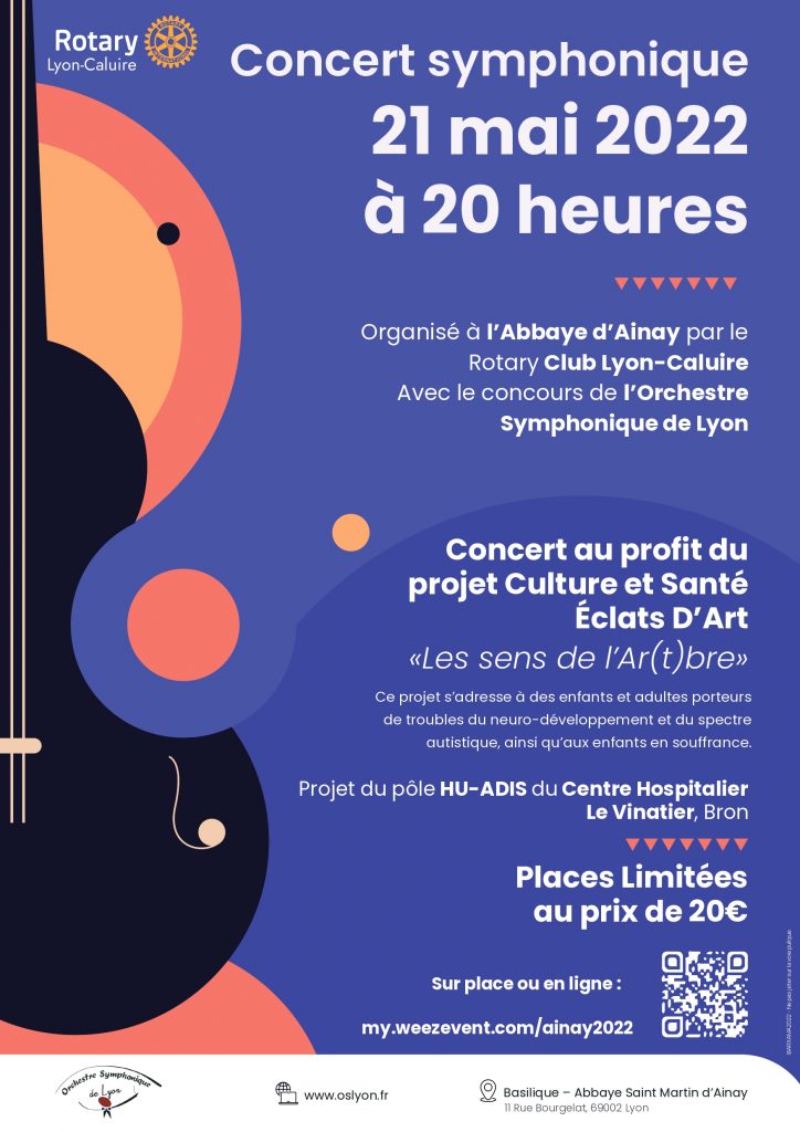 Affiche Concert Lyon Ainay 2022