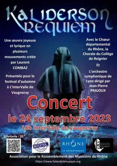 KALIDERSON Requiem, VAUGNERAY avec l'Orchestre Symphonique de Lyon le 24 Septembre 2023