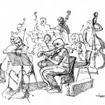 L'OSL en concert a Bourgoin le 15/06/2013 dessinés par Oleg, http://oleg-art.com