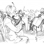L'OSL en concert a Lyon le 18/03/2013 dessinés par Oleg, http://oleg-art.com
