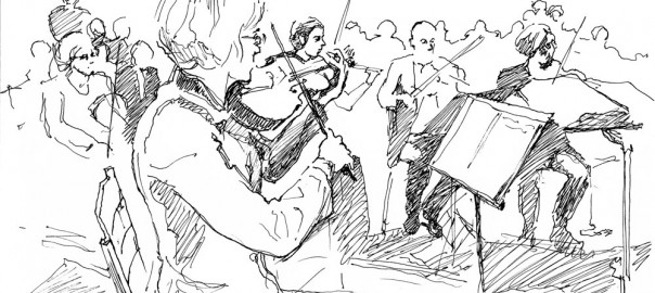 l’OSL croqué en concert !