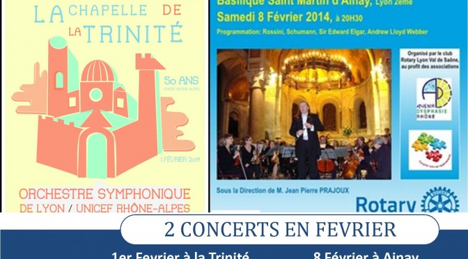 L’OSL vous propose 2 concerts en Février