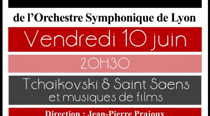 Concert de l'OSL le 10 Juin 2016