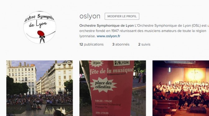 L’Orchestre Symphonique de Lyon est sur Instagram !