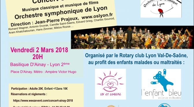 concert caritatif OSL et Rotary 2018 - 2 Mars 2018