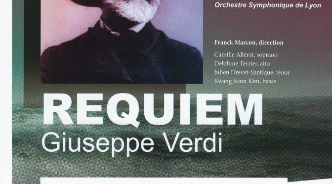 Concert Requiem de Verdi Lyon Vaise 9 février 2020